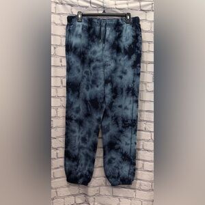Old Navy Size:L Blue Tie-Dye Joggers 90% Cotton Pockets